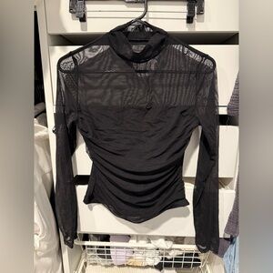 Amazon Black Sheer Women's Blouse